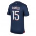 Paris Saint-Germain Danilo Pereira #15 Voetbalkleding Thuisshirt 2023-24 Korte Mouwen